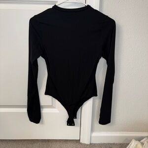 Black Long Sleeve Bodysuit